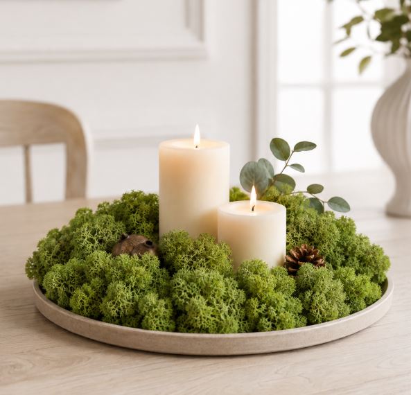 Jul div. Mossa Vitmossa Flamsäker Grön 500g