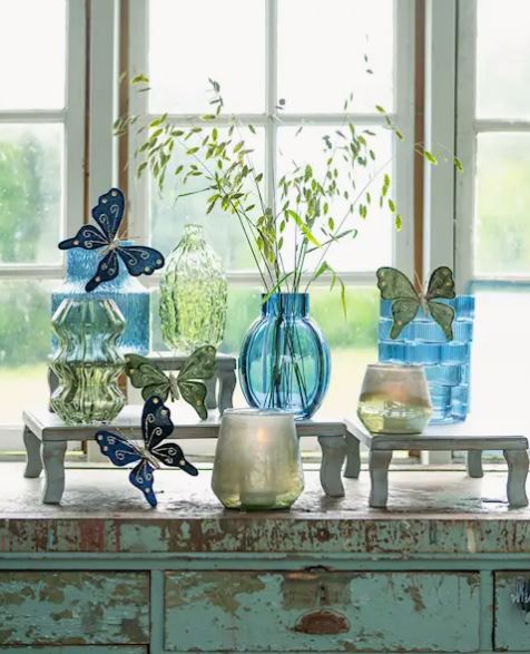 Dekorativt Piedestalbord Grå 3-pack 50/40/30 cm