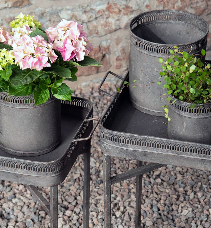 Utomhus Blomställning DIV. Bord utomhus Berså Metall 2-pack