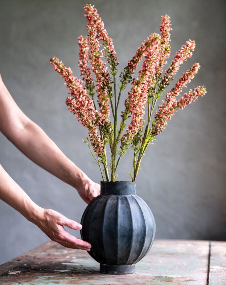 Dekorativ Vas Ø22x26cm Glas