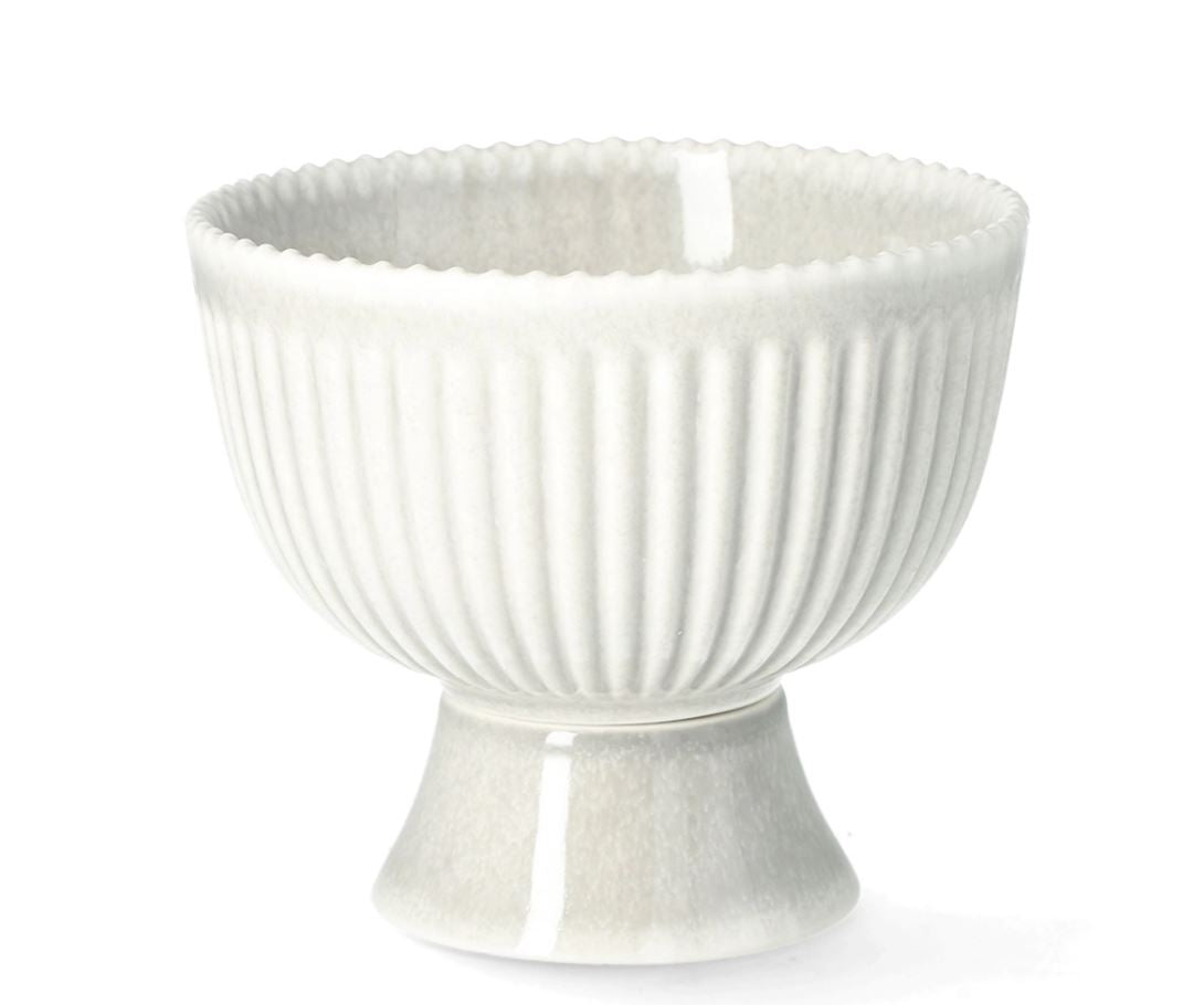 Köksservis Skål på fot Ø15x13cm Shell