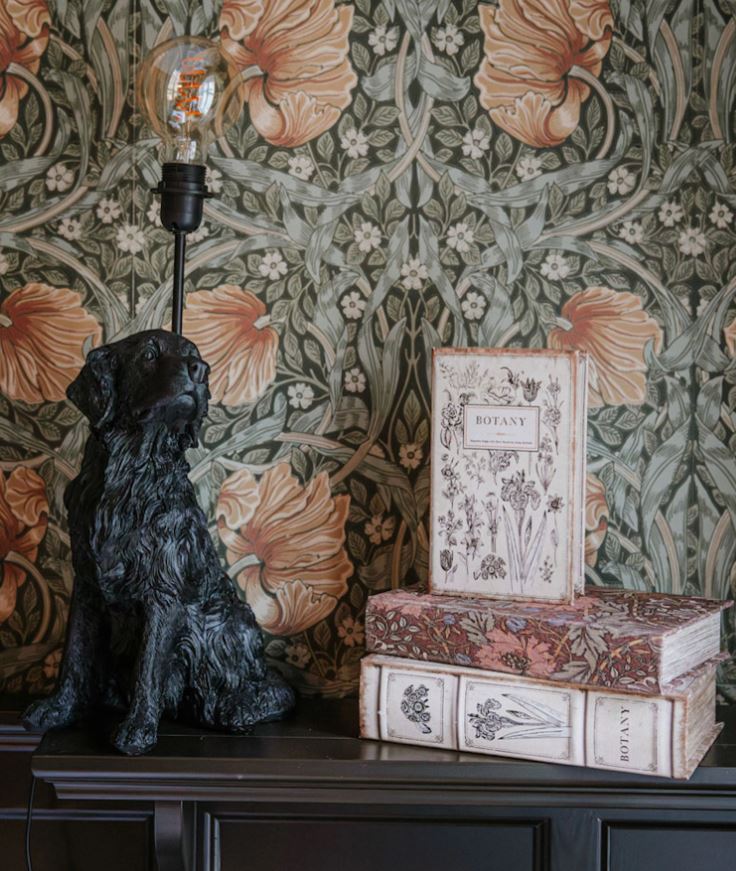 Bordslampa Lampfot Hund 49 cm