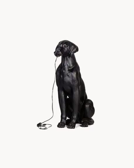 Bordslampa Hund XL Svart 85 cm