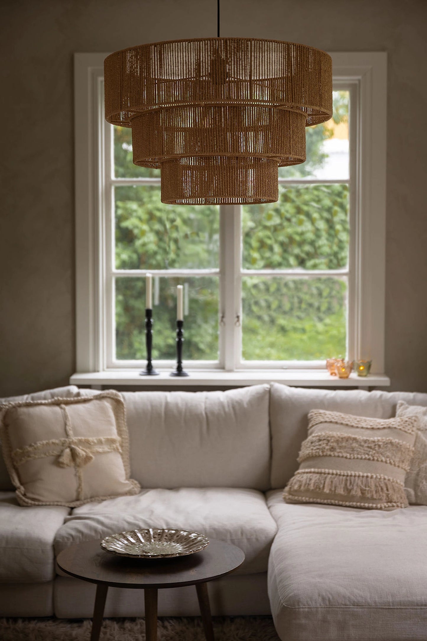 Taklampa Rope Catherine Ø61