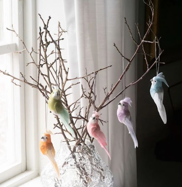 Dekoration Hänge Undulat Mix 5-pack