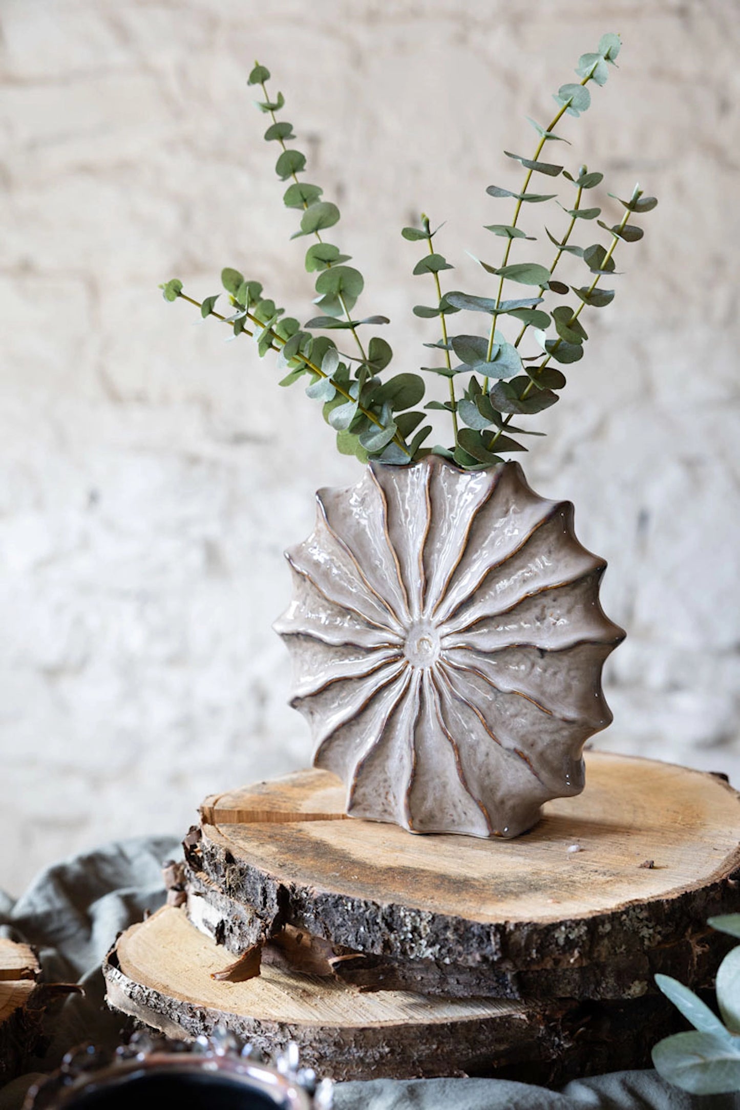 Vas Snäcka Glaze 22 cm I lager Juli 2026
