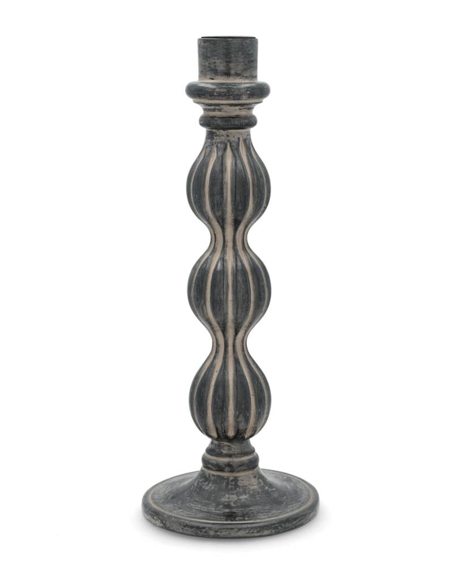 Ljusstake Salmiak 39 cm trä/svart I lager Augusti 2026