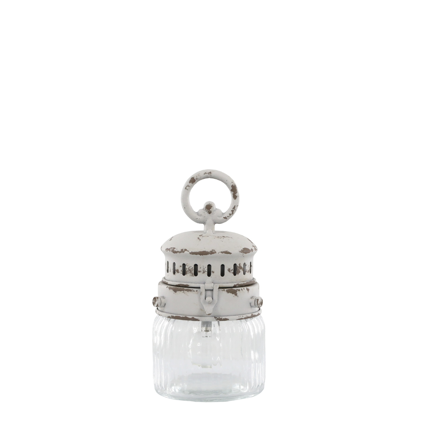 Batteridriven belysning Fransk stallampa inkl. glödlampa H22/Ø11 cm