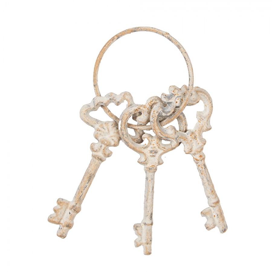 Dekoration Vintage Nyckelknippa 9x1x19 cm Metall