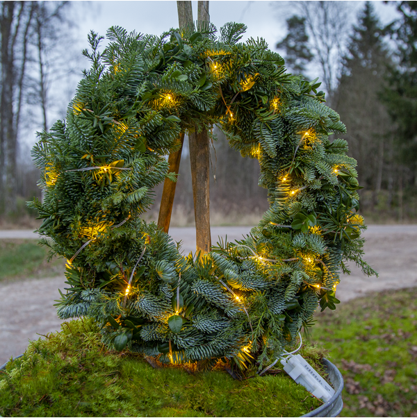 Juldekoration Utomhus Ljusslinga Transparent 720 cm