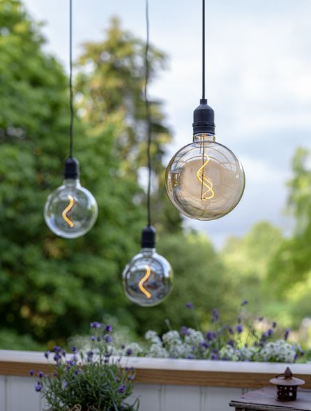 Div. Trädgårdsbelysning Hängande dekoration Bowl Transparent