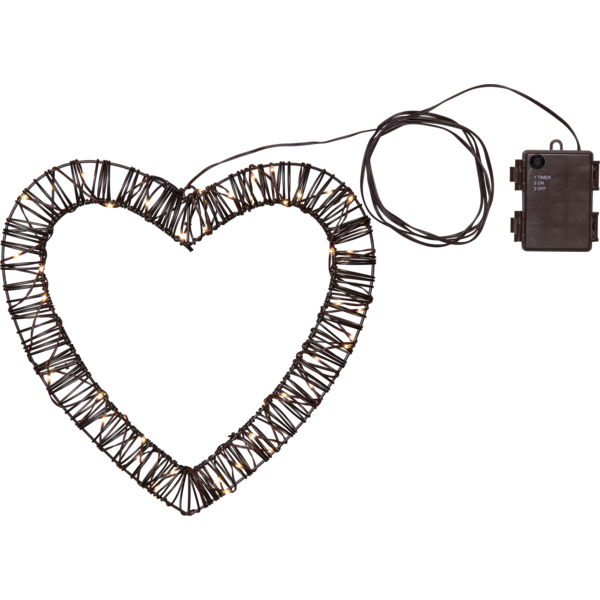 Juldekoration Utomhus Konstrotting Hjärta 40 cm