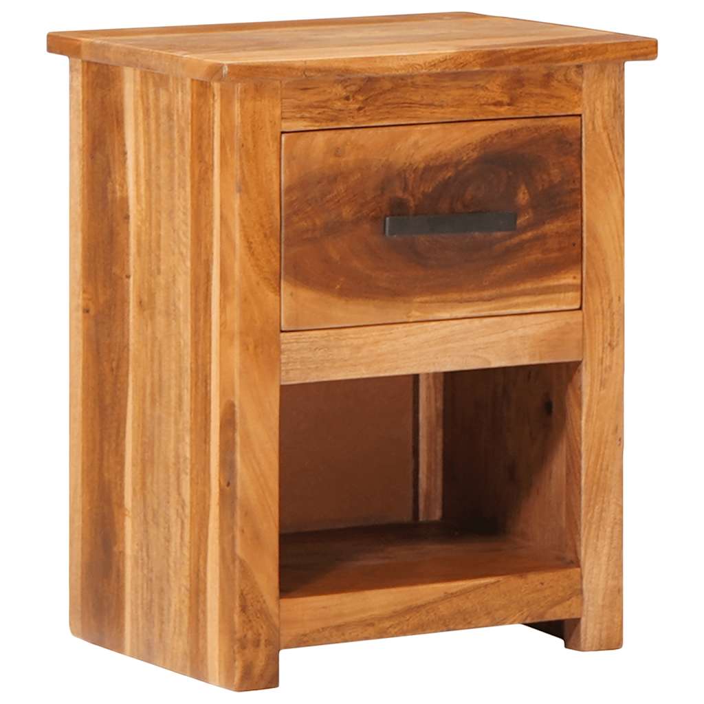 Sängbord 40x30x50 cm massivt trä