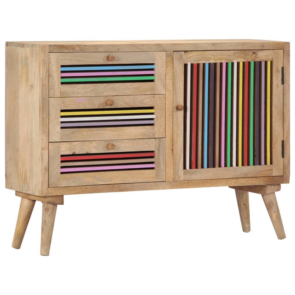 Skänk 100x30x75 cm massivt mangoträ