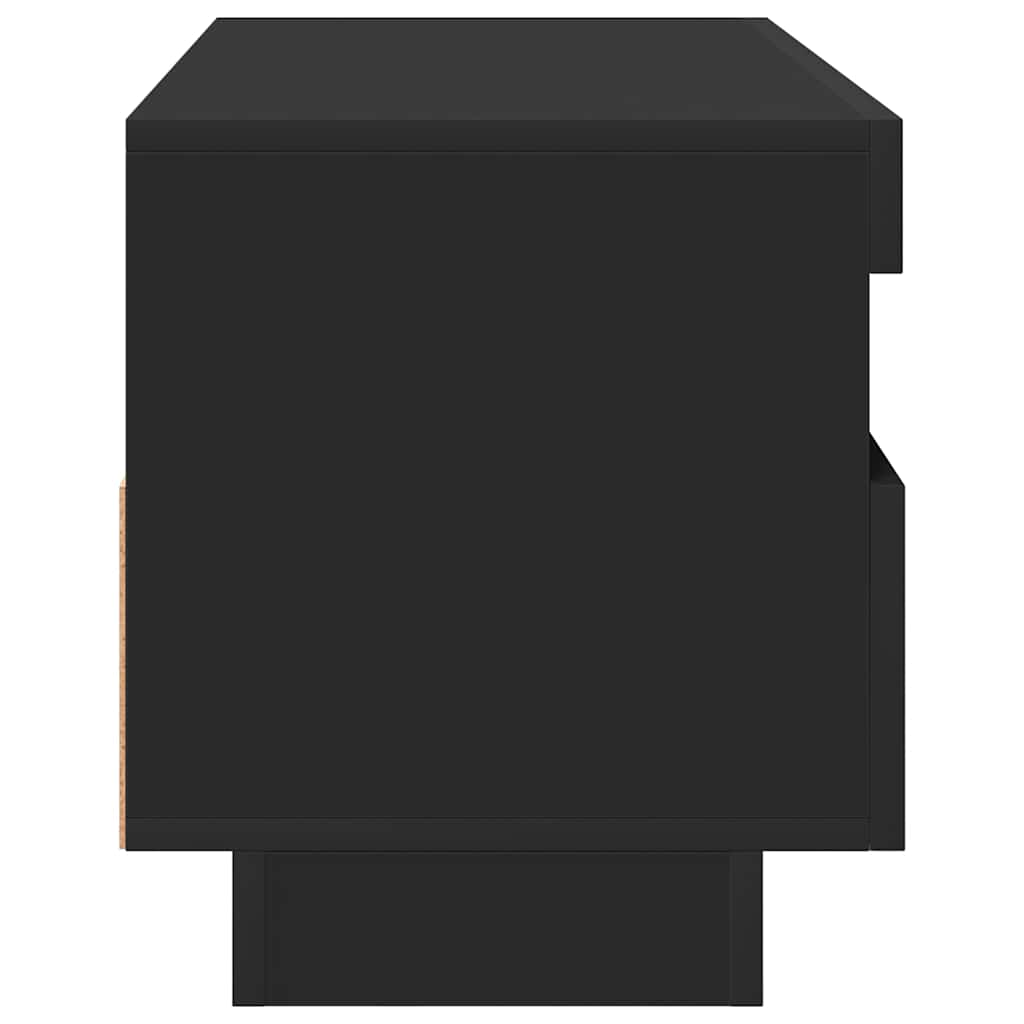 TV-Möbel Svart TV-Bänk LED 100x35x40 cm