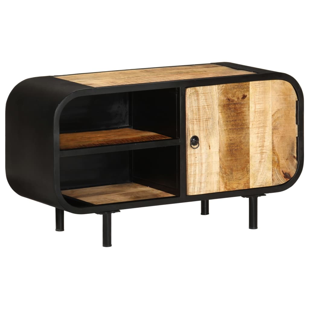 TV-Möbel Trä TV-Bänk 90x30x48 cm grovt mangoträ