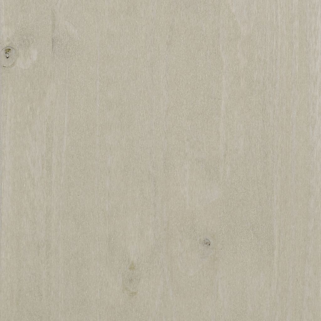 Skänk Vit HAMAR 113x40x80 cm massiv furu