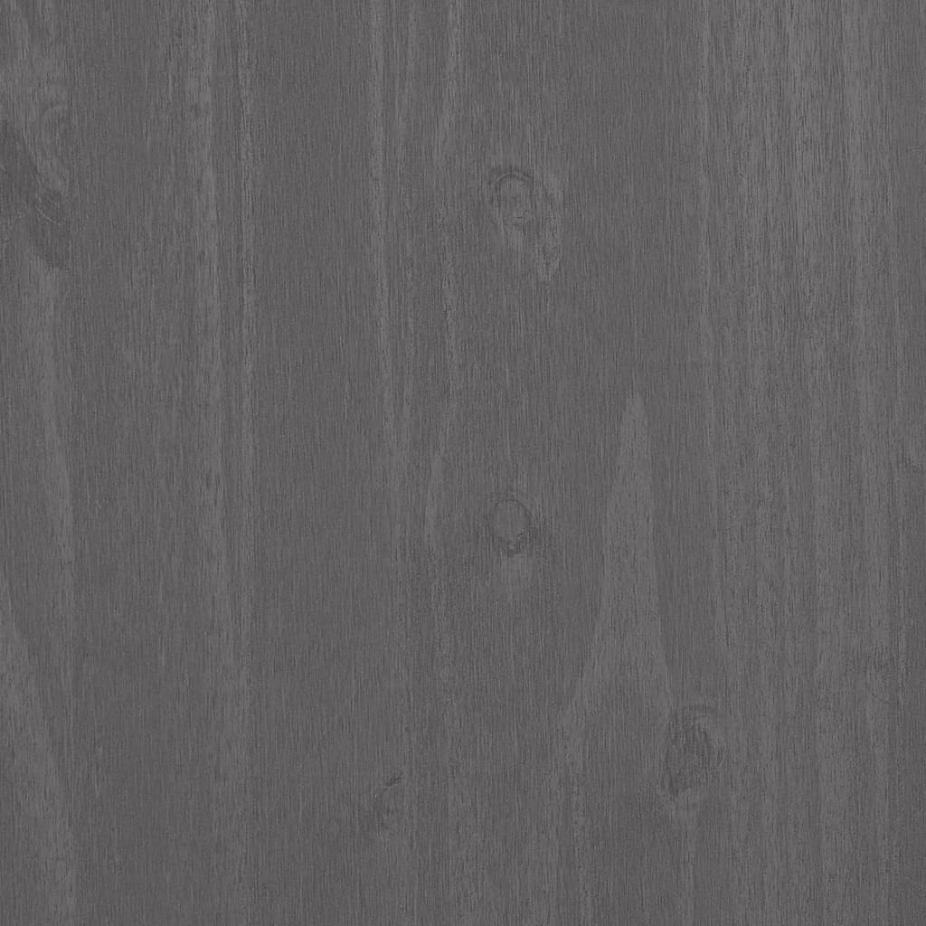 Soffbord Grå HAMAR ljusgrå 100x55x35 cm massiv furu