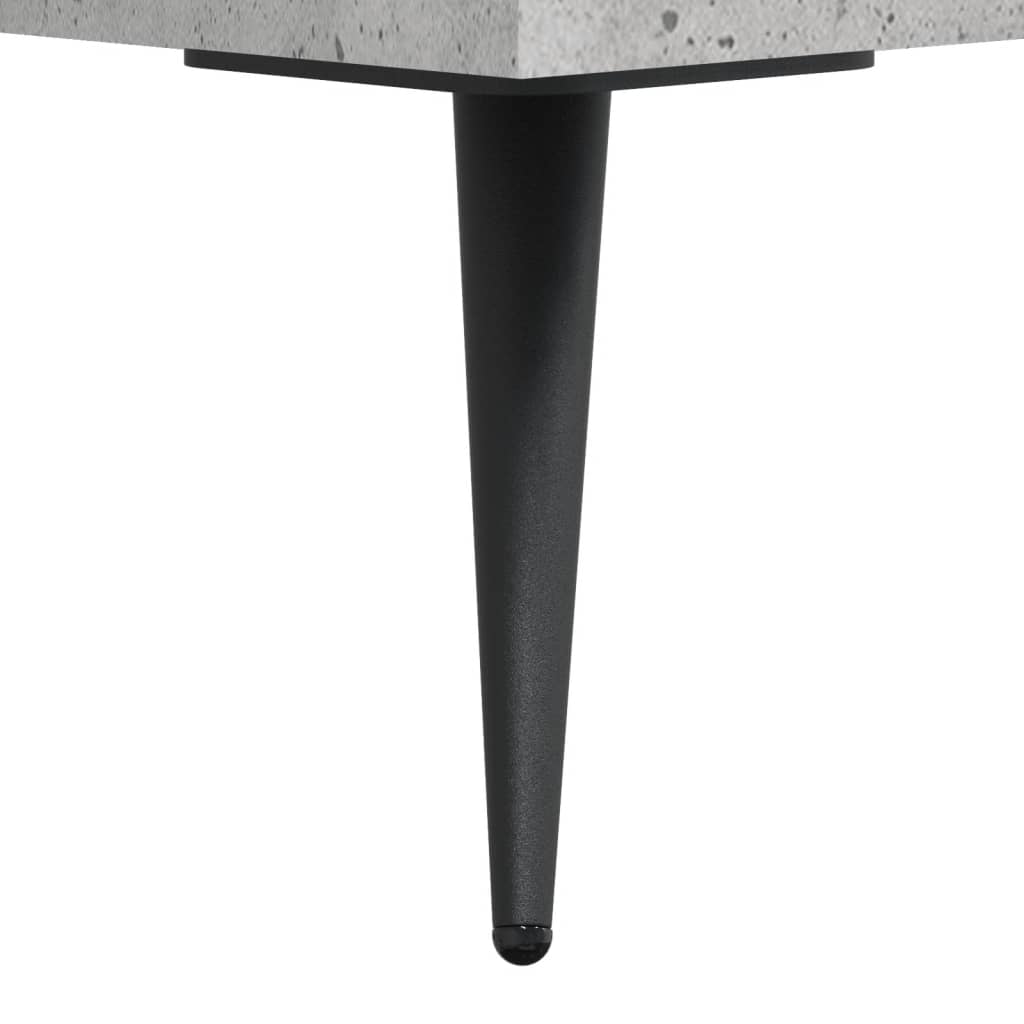 Högskåp betonggrå 69,5x34x180 cm konstruerat trä