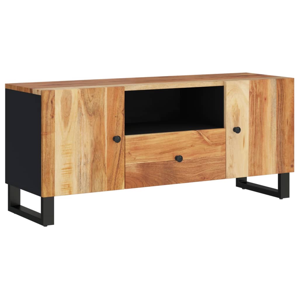 TV-Möbel Trä TV-Skåp 105x33,5x46 cm massivt akacia och