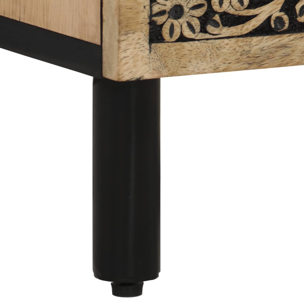 Sängbord Nattduksbord Trä 50x33x60 cm massivt mangoträ