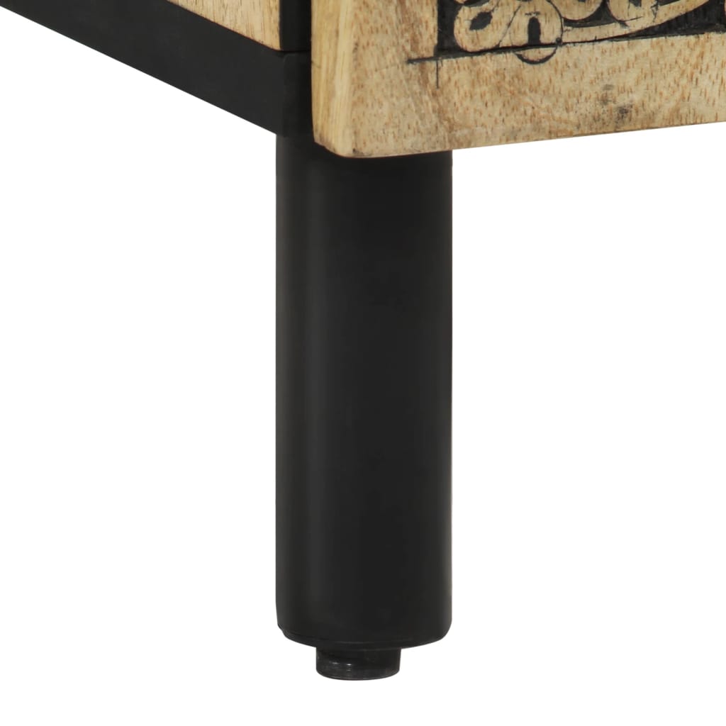 Sängbord Nattduksbord Trä 50x33x60 cm massivt mangoträ