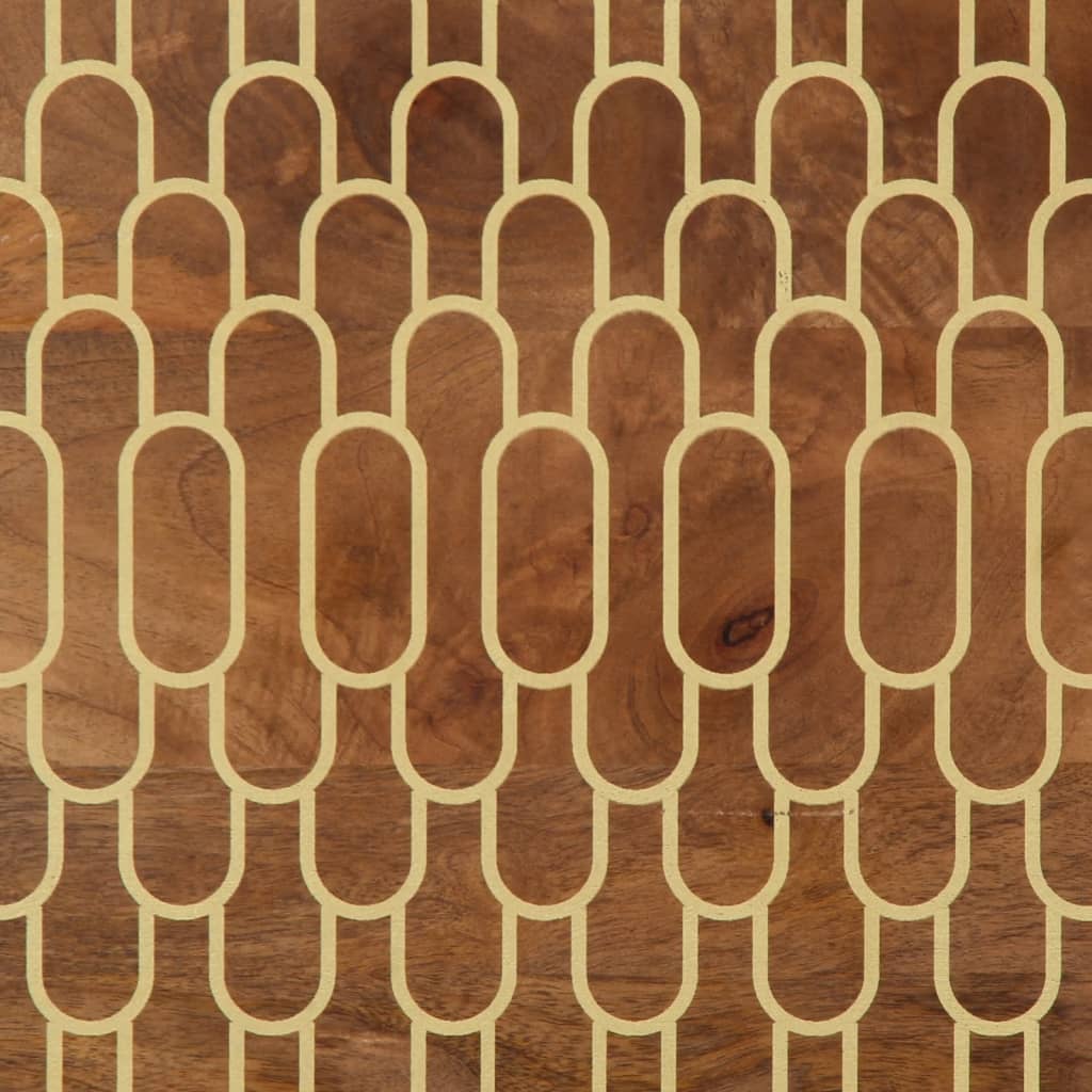 Sängbord Nattduksbord Trä 50x33x62 cm massivt mangoträ