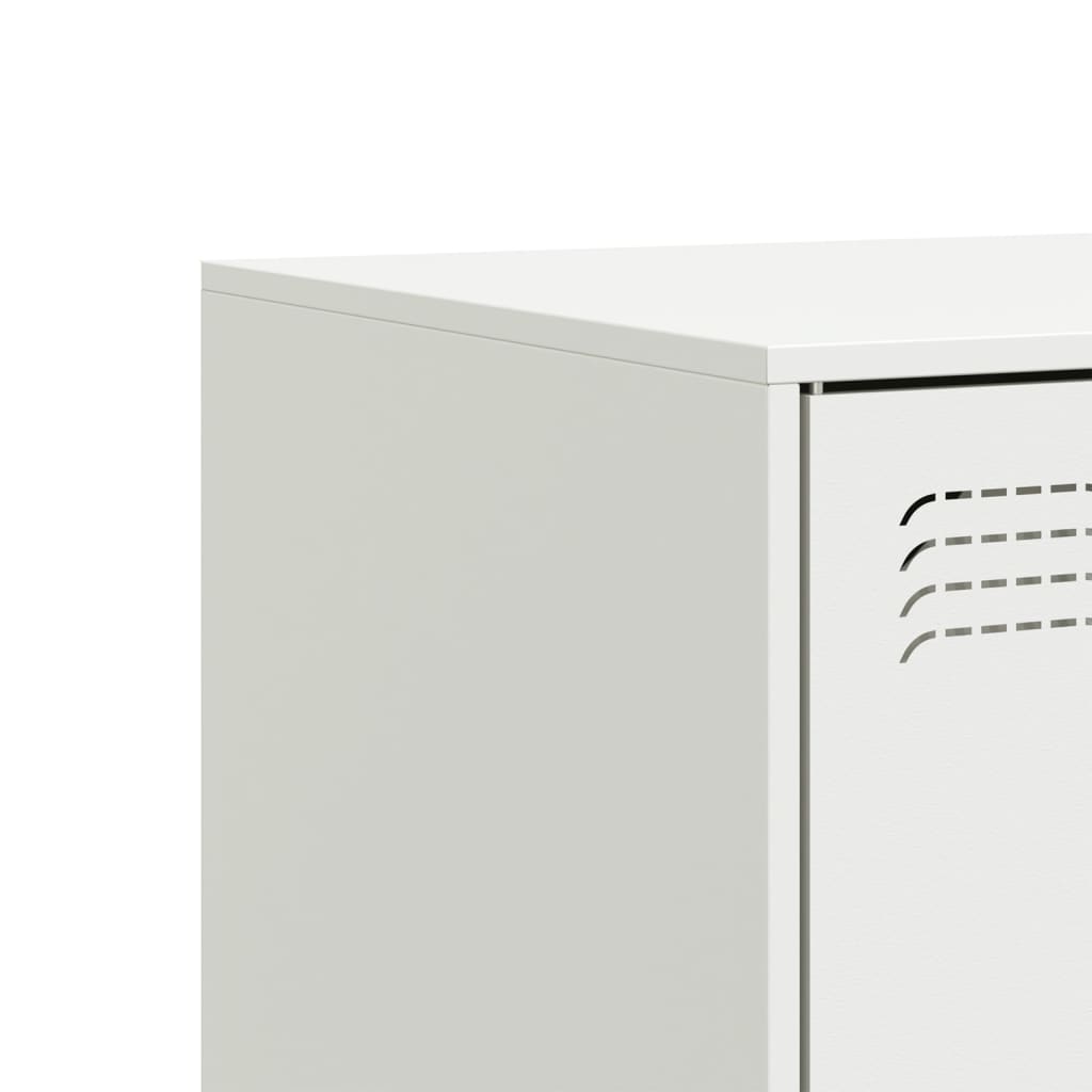 TV-Möbel DIV. TV-Skåp Vit 99x39x44 cm stål