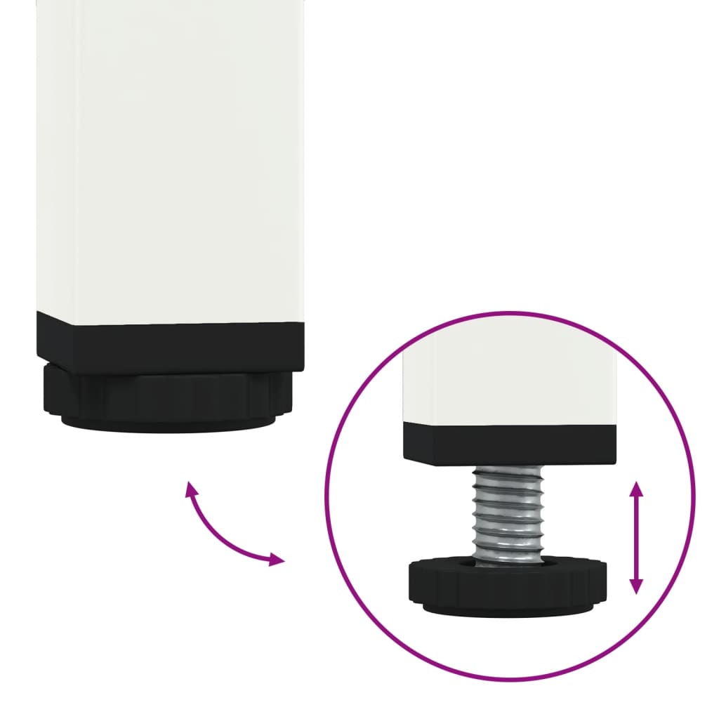 Skåp DIV. Vit 36x39x113 cm stål