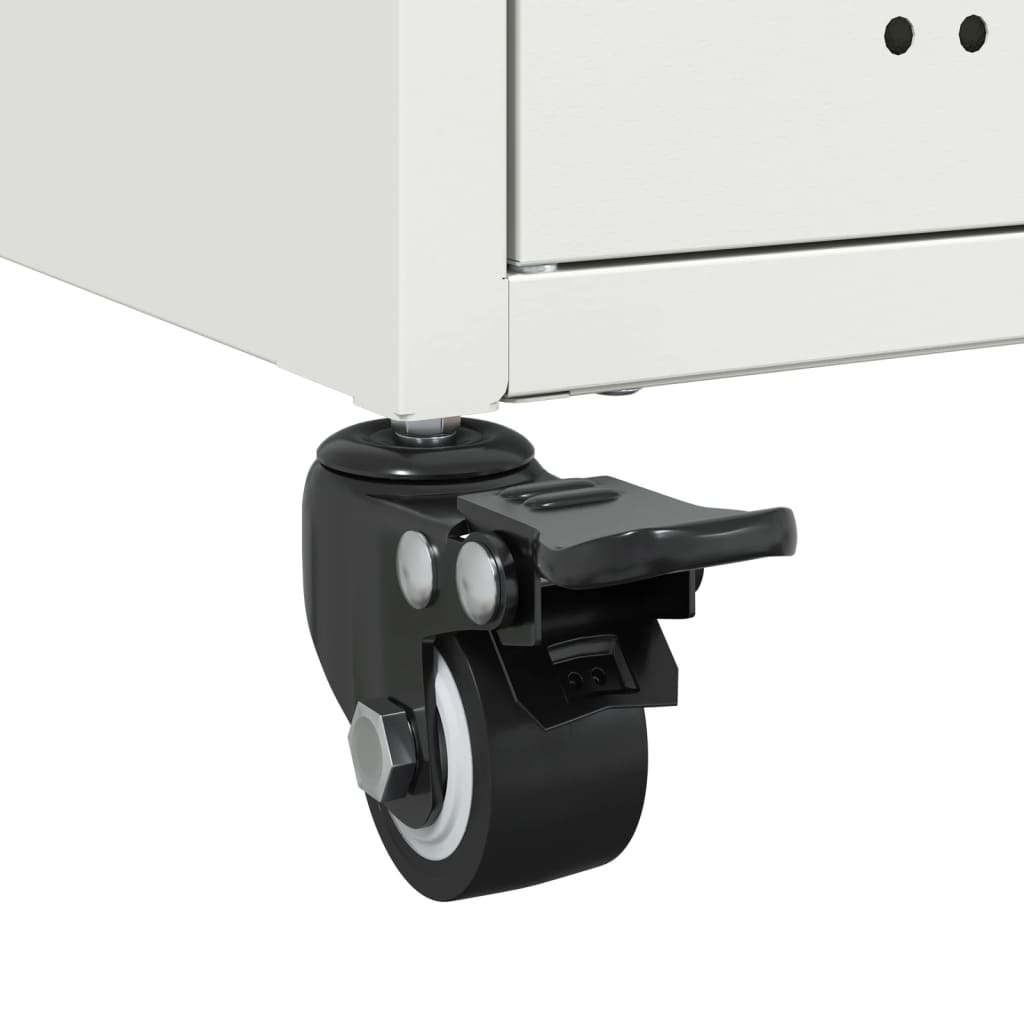 Skänk Vit 68x39x72 cm stål