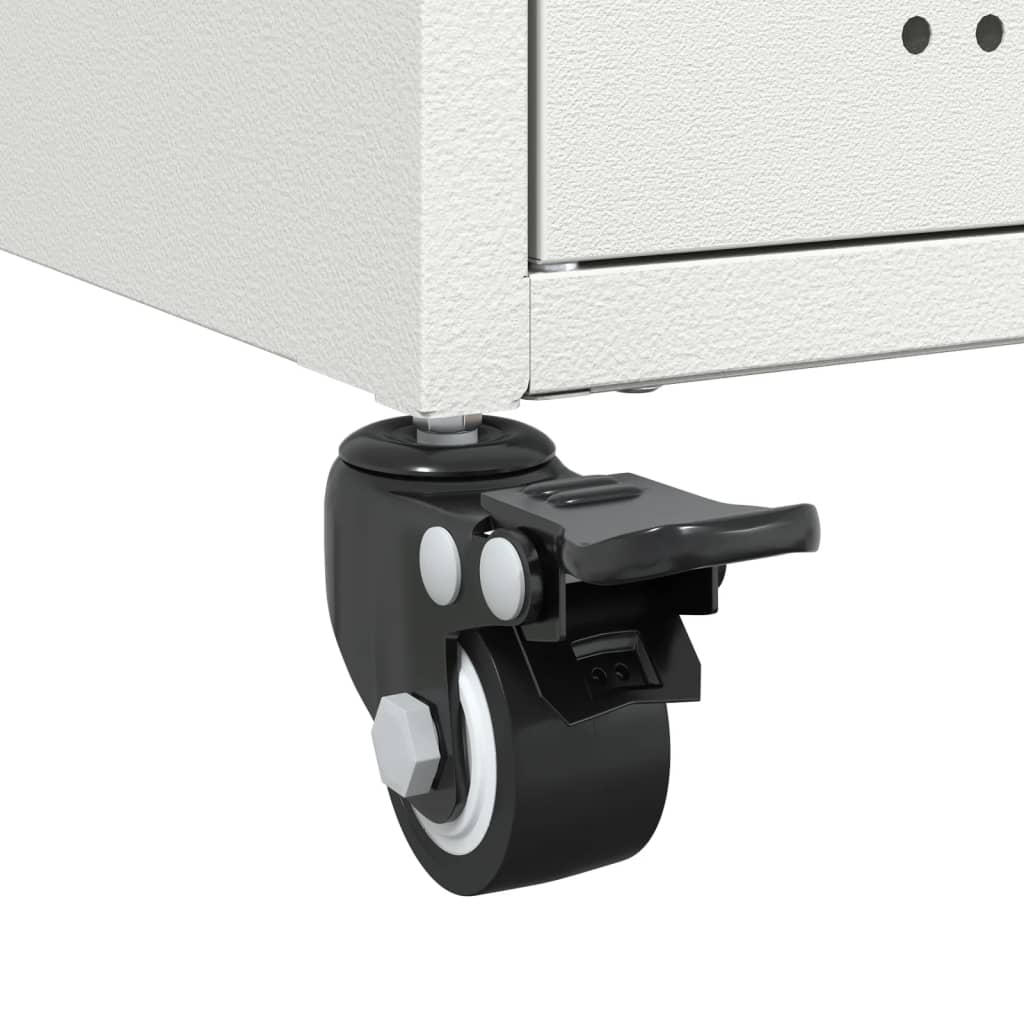 Sängbord Nattduksbord DIV. Vit 36x39x59 cm stål