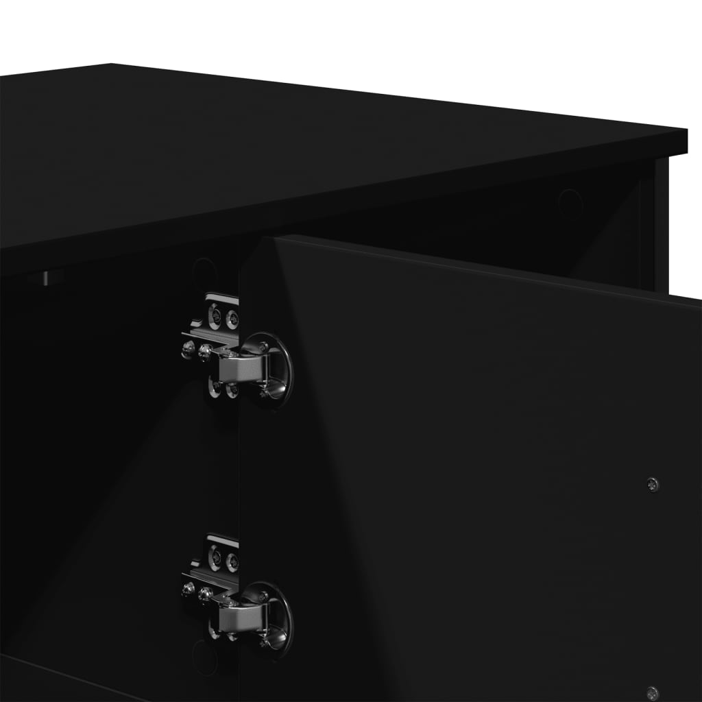 Soffbord Svart 100x51x40 cm