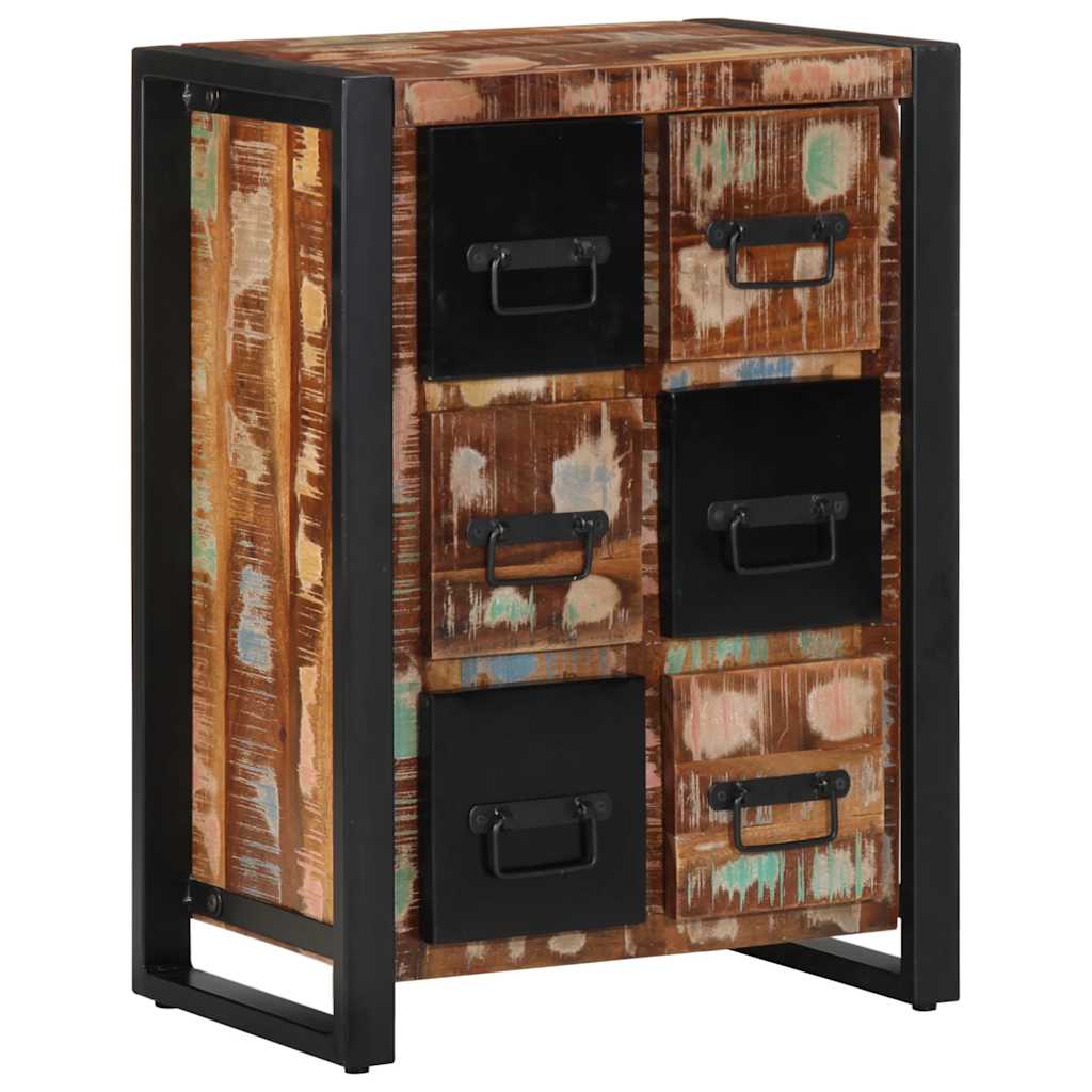 Skänk Trä 50x35x70 cm massivt återvunnet trä