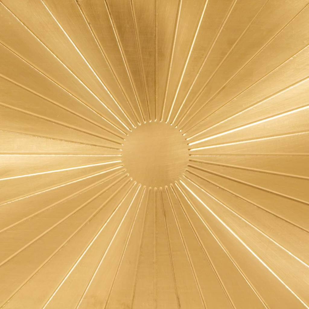 Soffbord Svart och Guld 80 x 50 x 40 cm