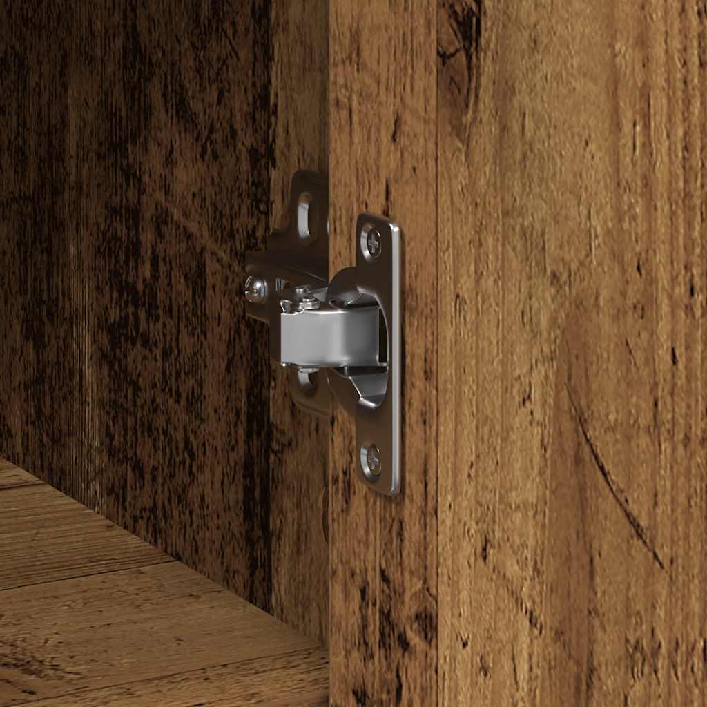 Skänk Åldrat Trä med låda 101x35x76 cm