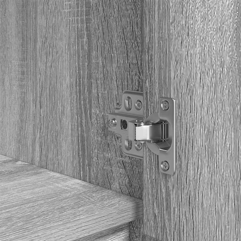 Skåp Sonoma Grå med låda Sonoma Grå 55,5x34x119,5 cm