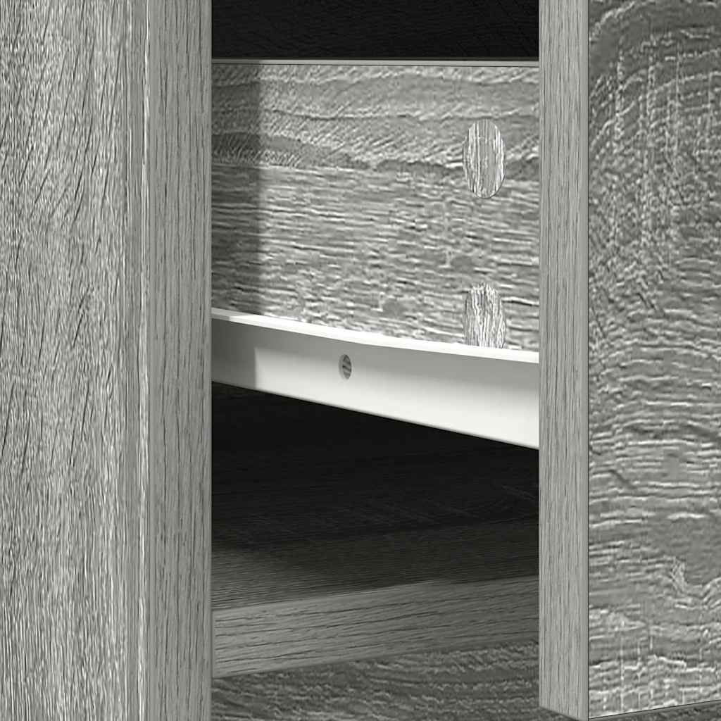 Skänk Sonoma Grå med lådor och dörrar 70,5x34x74,5 cm