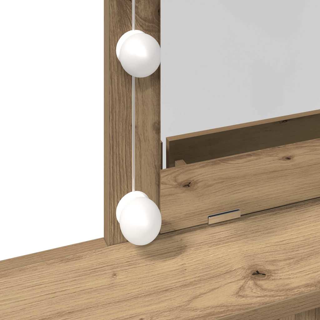 Sminkbord Gammalt trä 80 x 41 x 144,5 cm Konstruerat trä