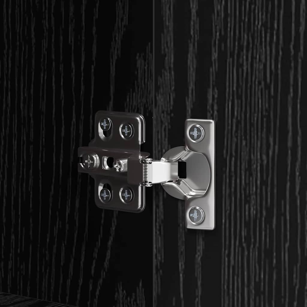 TV-Möbel Svart TV-Skåp 139.5 x 34 x 50 cm