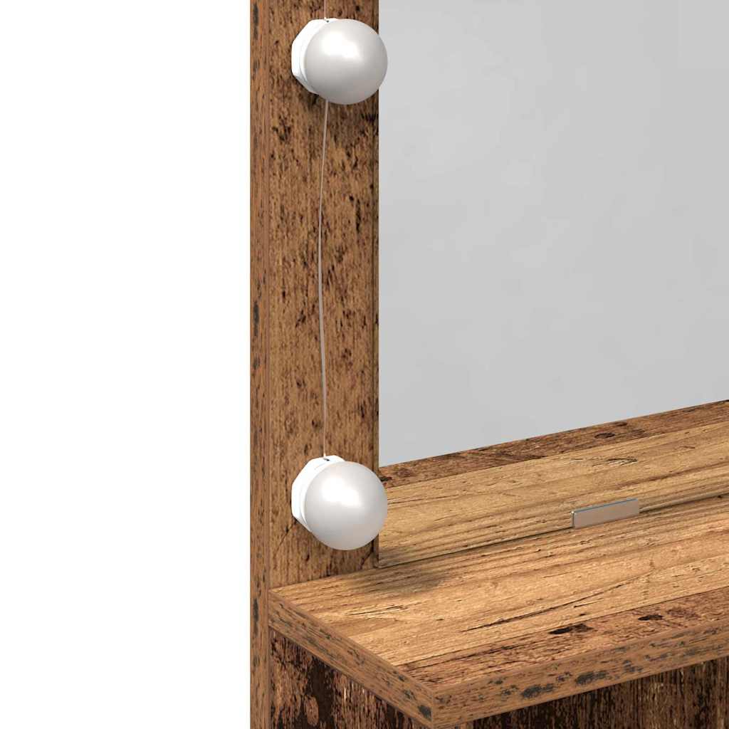 Sminkbord Gammalt Trä 80 x 41 x 134,5 cm