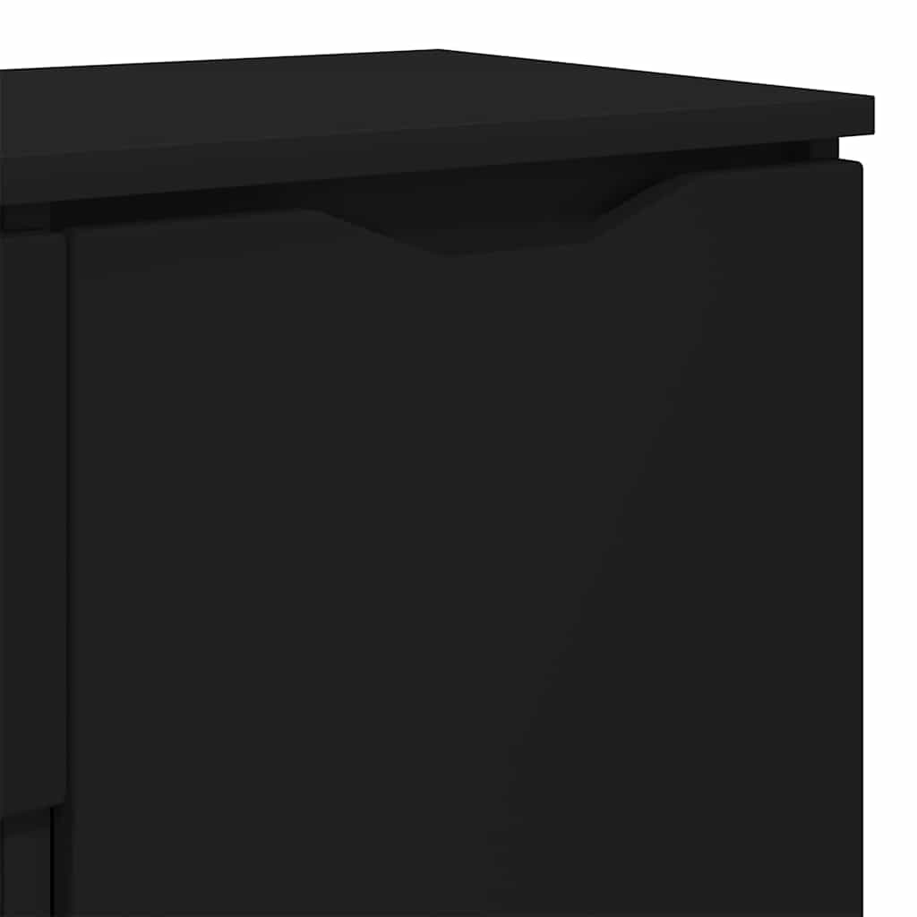 Skänk Svart med låda 100 x 30 x 65,6