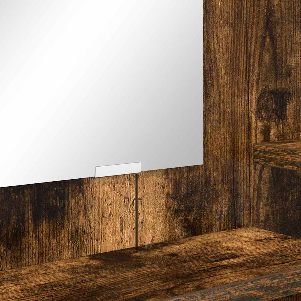 Sminkbord Rökfärgad Ek 80 x 39,6 x 135 cm
