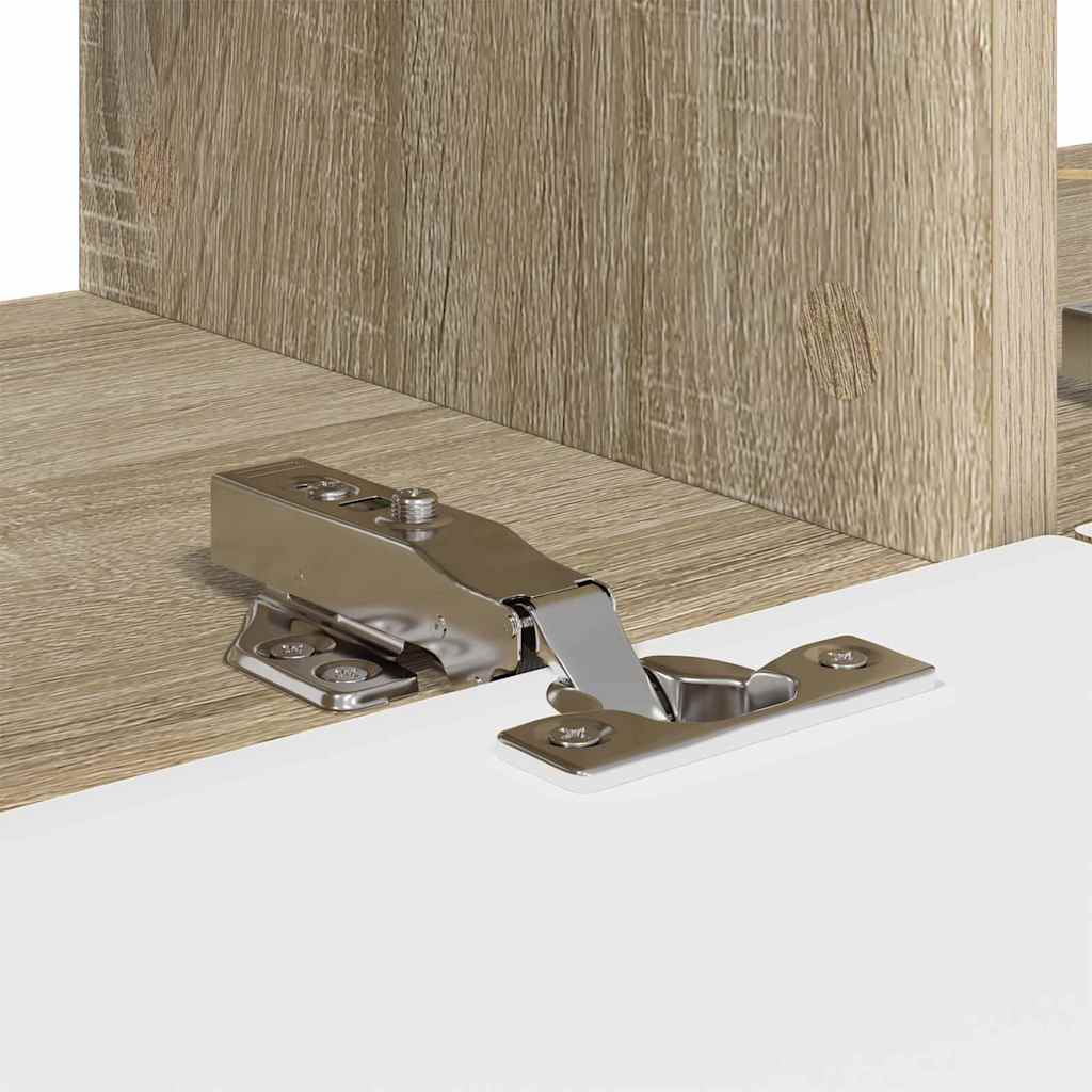 TV Vägghylla 2 pcs Sonoma 78,5 x 31 x 29,5 cm Konstruerat trä