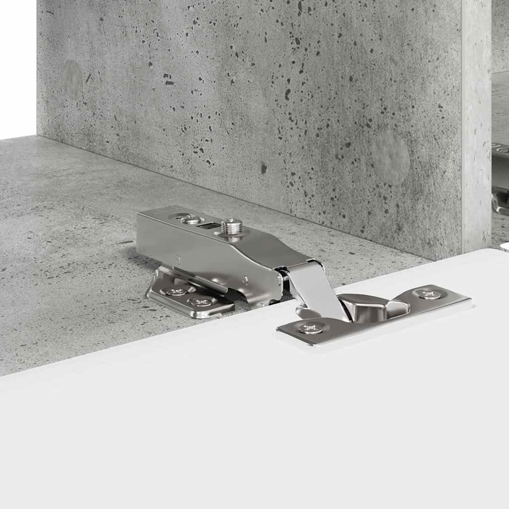 TV Vägghylla 2 pcs Betong 98 x 31 x 29,5 cm Konstruerat trä