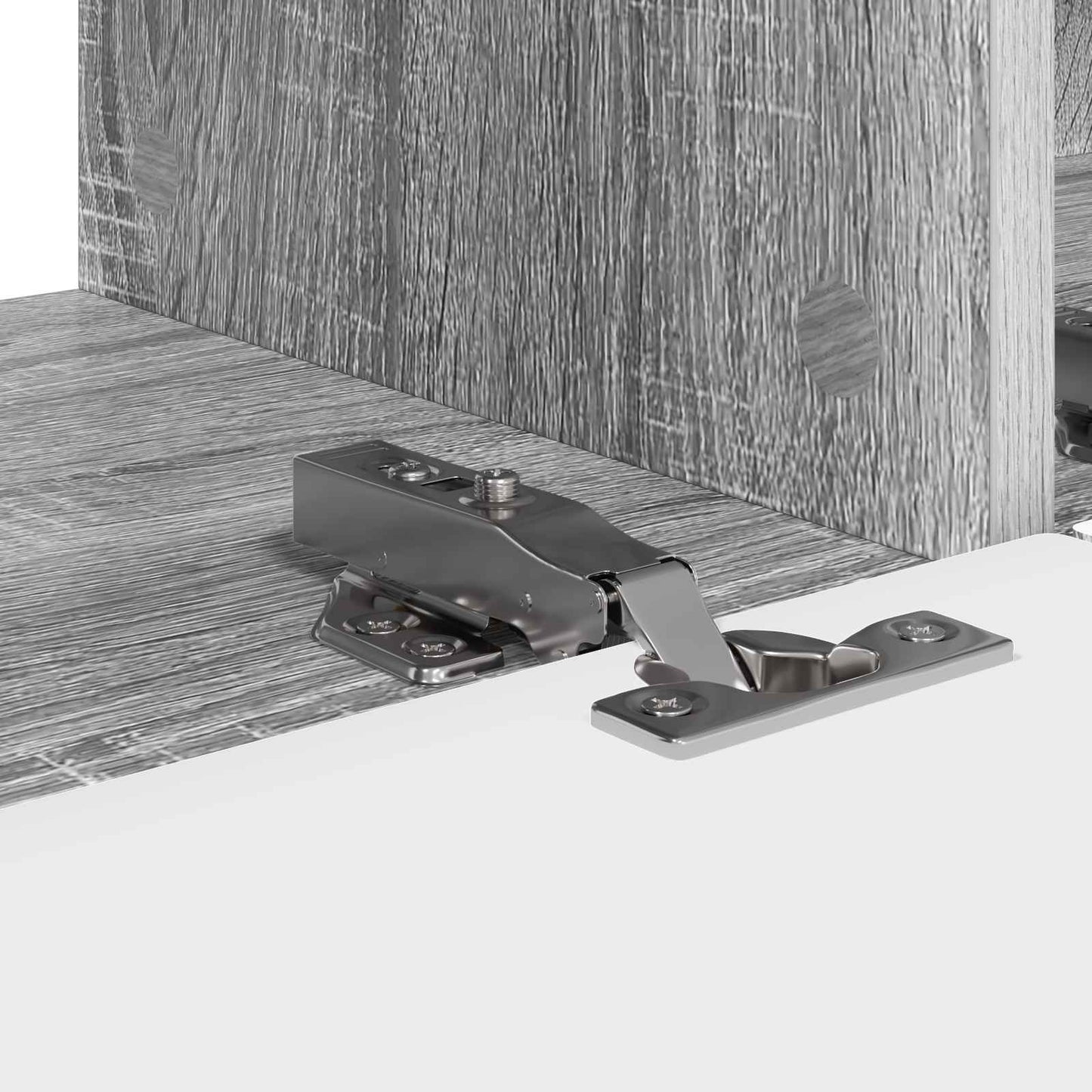 TV Vägghylla 2 pcs Grå Sonoma 98 x 31 x 29,5 cm Konstruerat trä