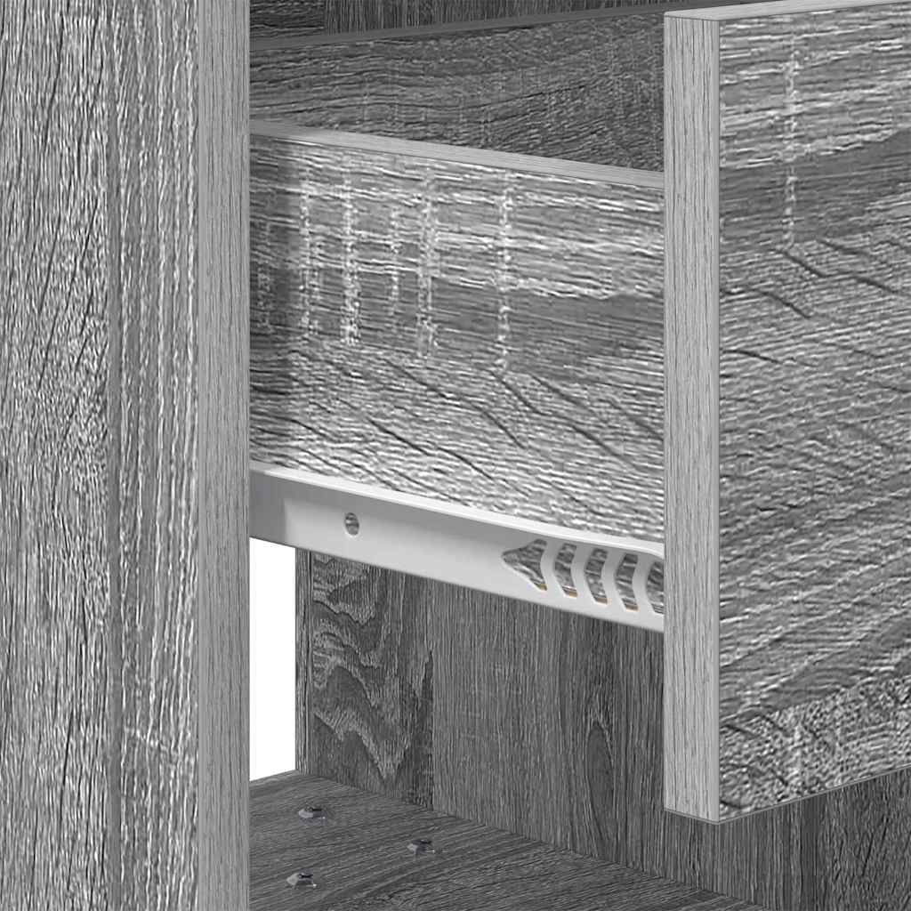 Sängbord Nattduksbord Sonoma Grå 40,5 x 40 x 48 cm