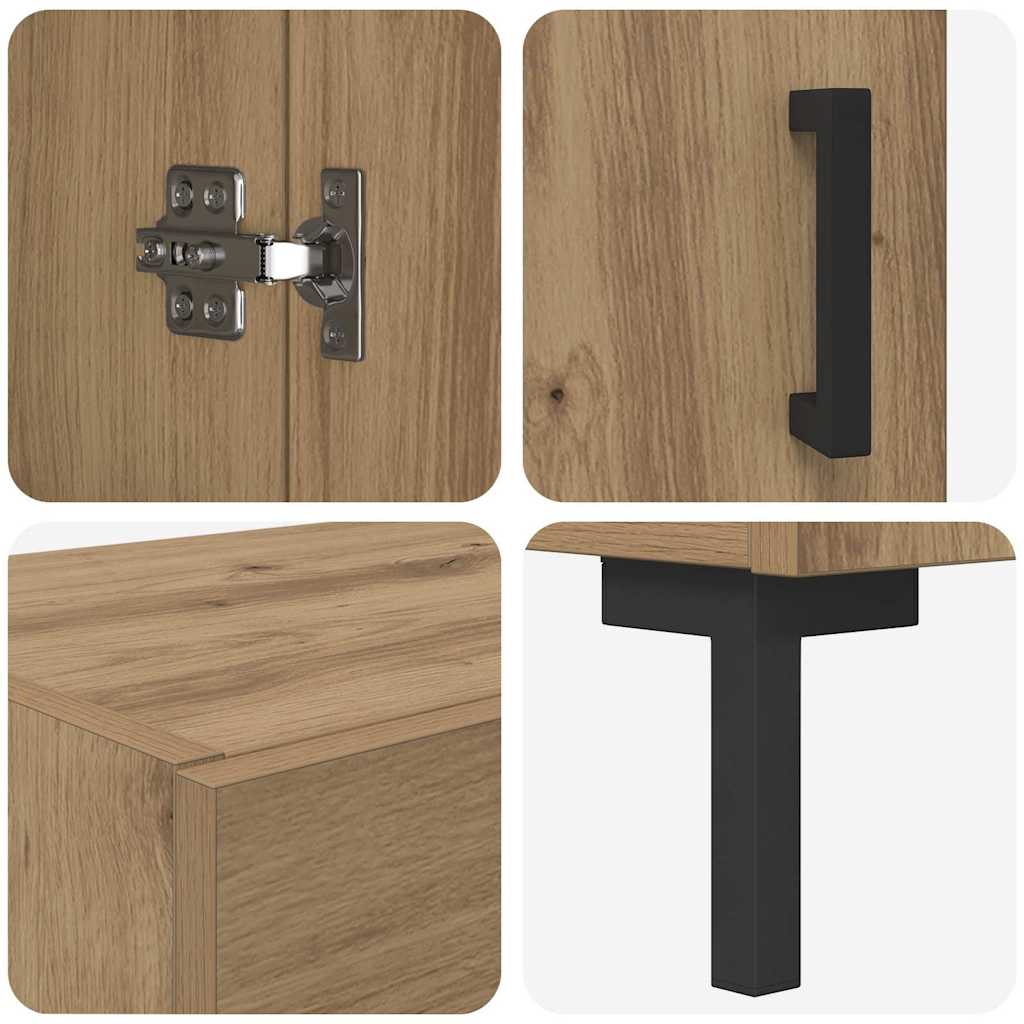 Skåp Artisan Ek 69,5 x 34 x 180 cm Konstruerat trä