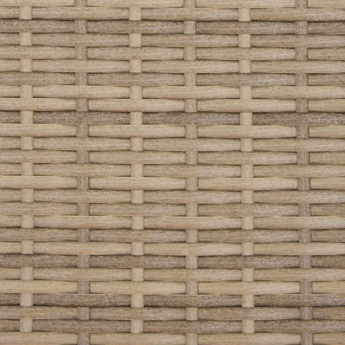 Trädgårdsbänk Konstrotting med kudde Beige och krämvit 115 x 65 x 72 cm