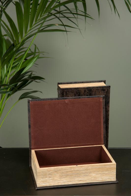 Dekoration Boklåda Spegel 24x16x5cm