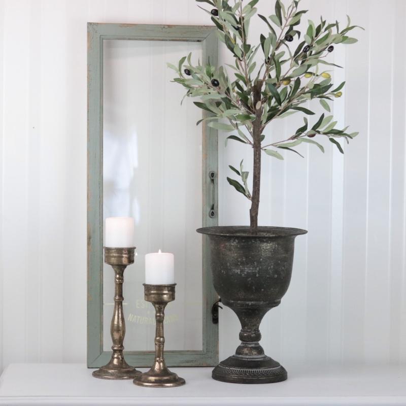 Blomkruka Pokal Tasse 30cm - guldbrun HH